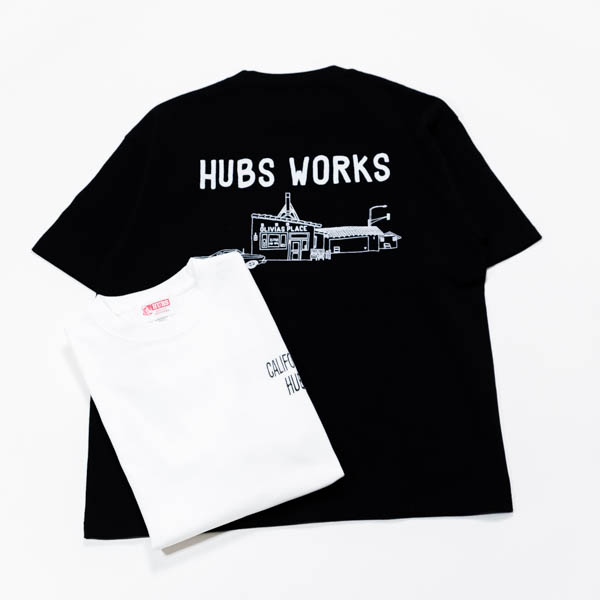 HUBS バックプリントTシャツ