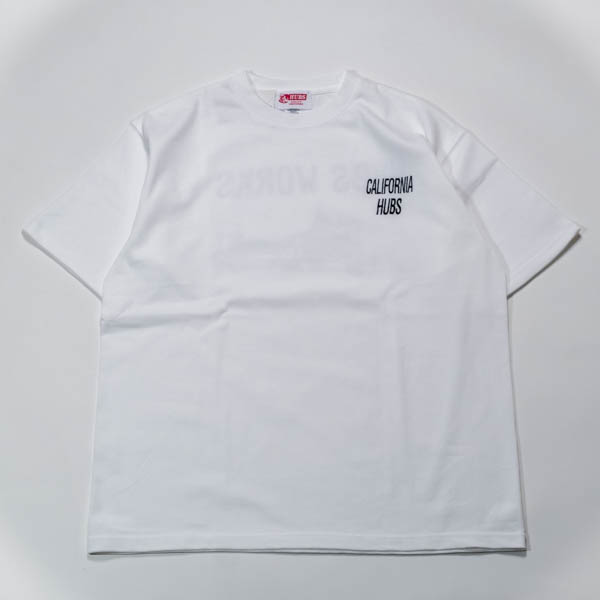 HUBS バックプリントTシャツ